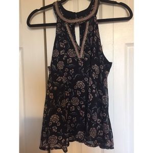 Floral hollister tank